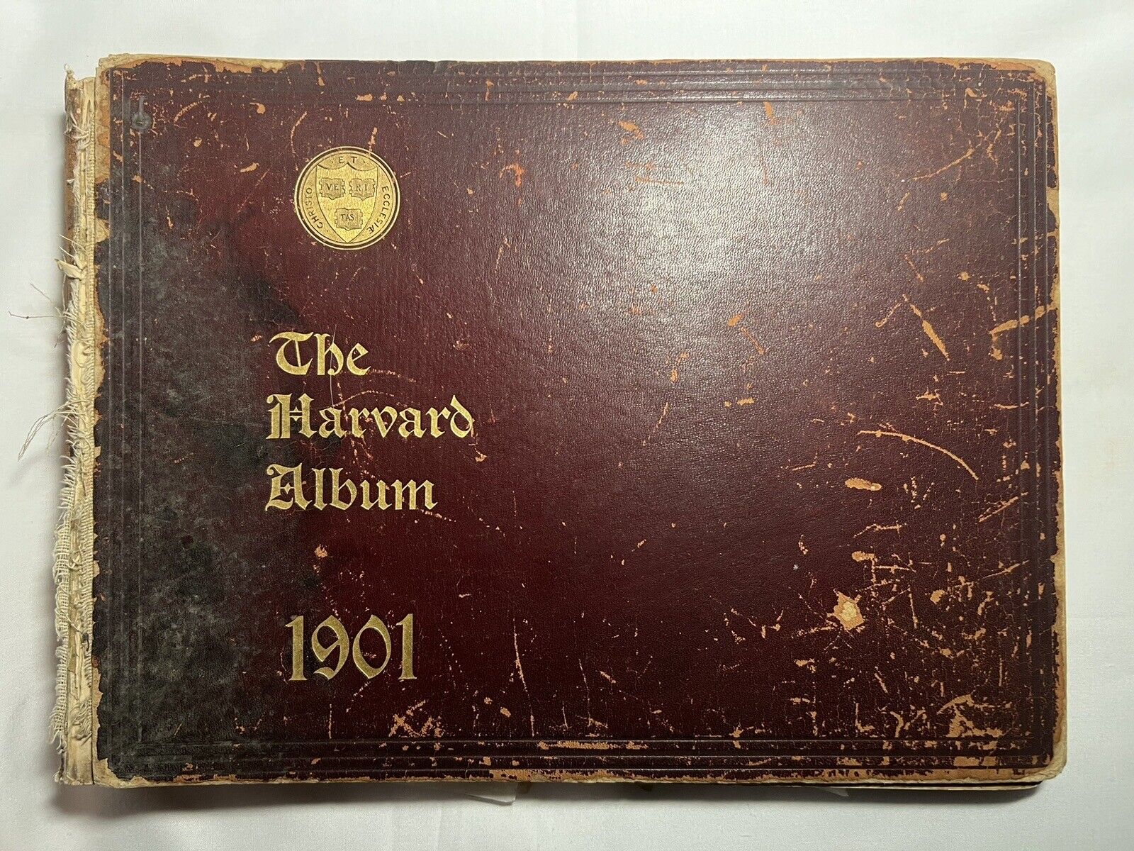 1901 Harvard University Yearbook Album Drag Photos Baseball Football Theater