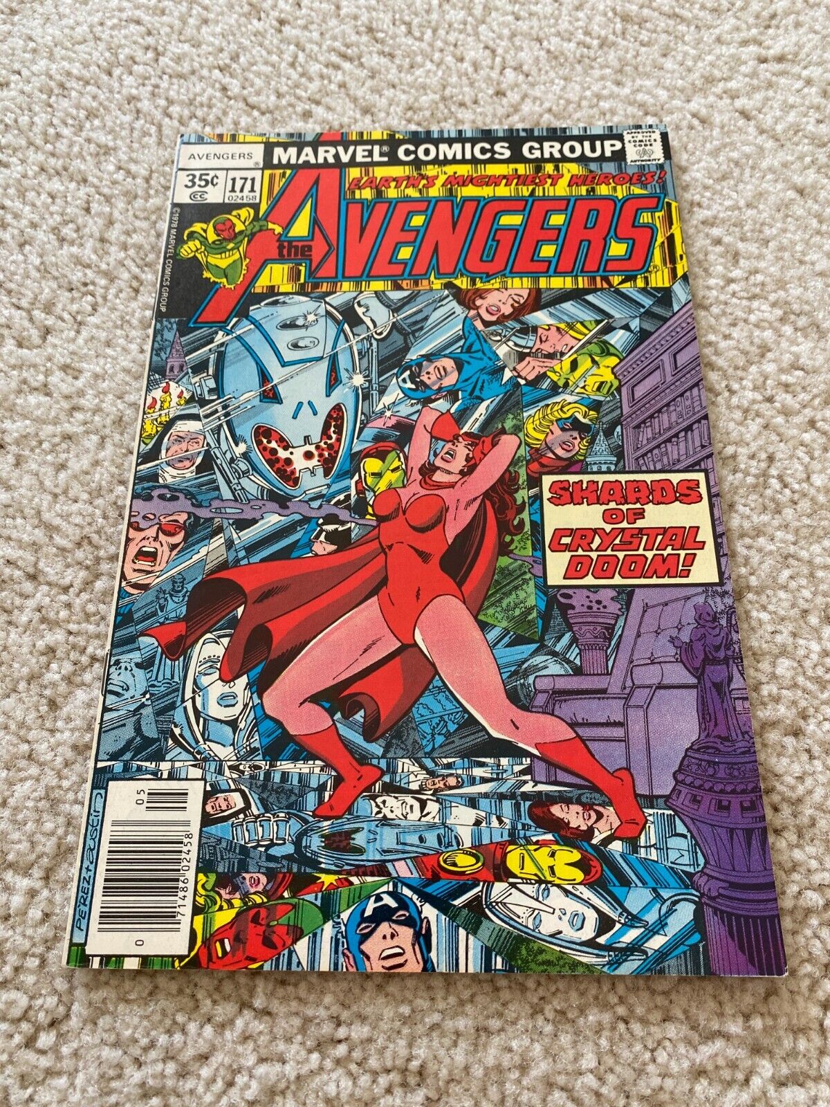 Avengers  171  NM-  9.2   High Grade  Iron Man  Captain America  Thor  Vision