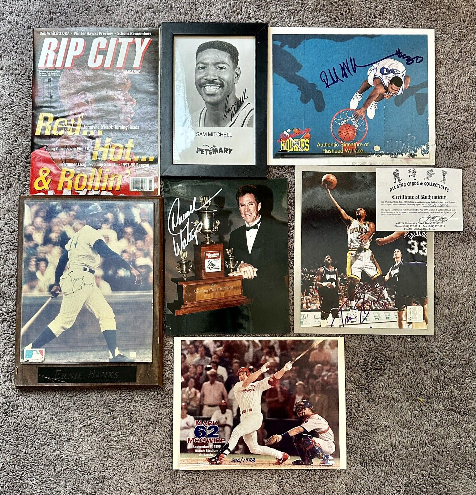 Lot of Signed Sports Memorabilia - Take It All - Great Price