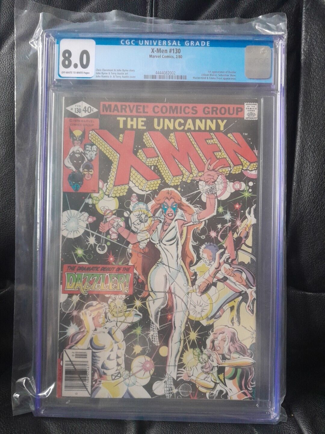 Marvel UNCANNY X-MEN 130 CGC 8.0 (1980) 1st App DAZZLER Byrne/Austin Art OW-W