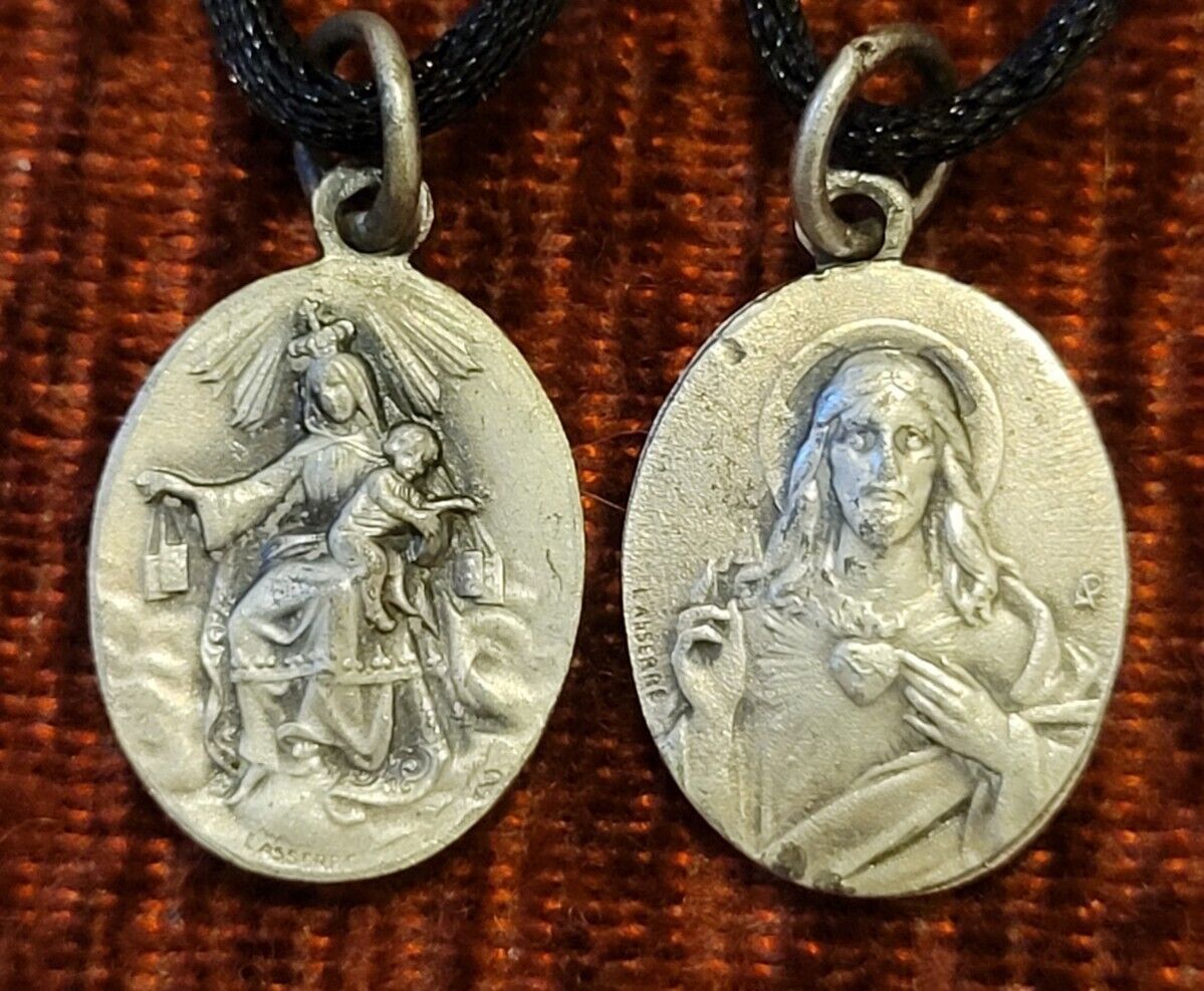 Our Lady of Mount Carmel Vintage & New Holy Medal Religious France 