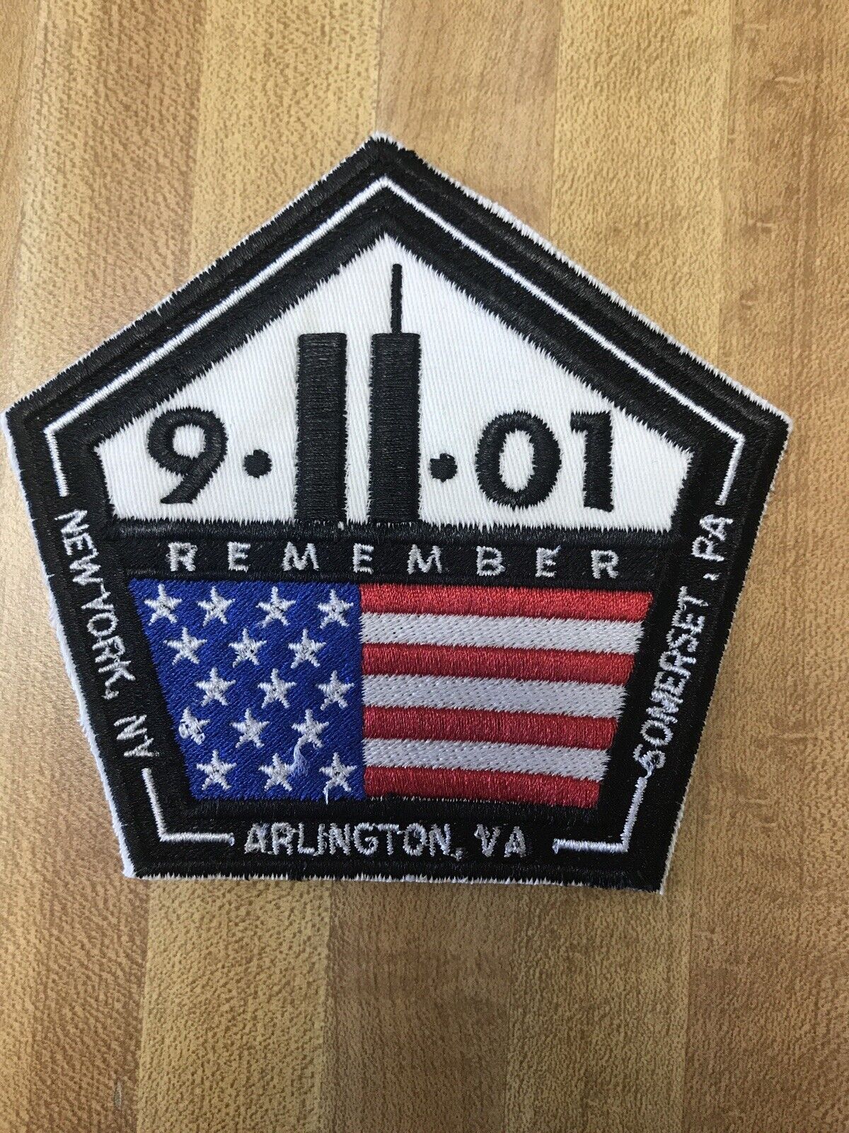 9-11-01 Remember Biker Patch