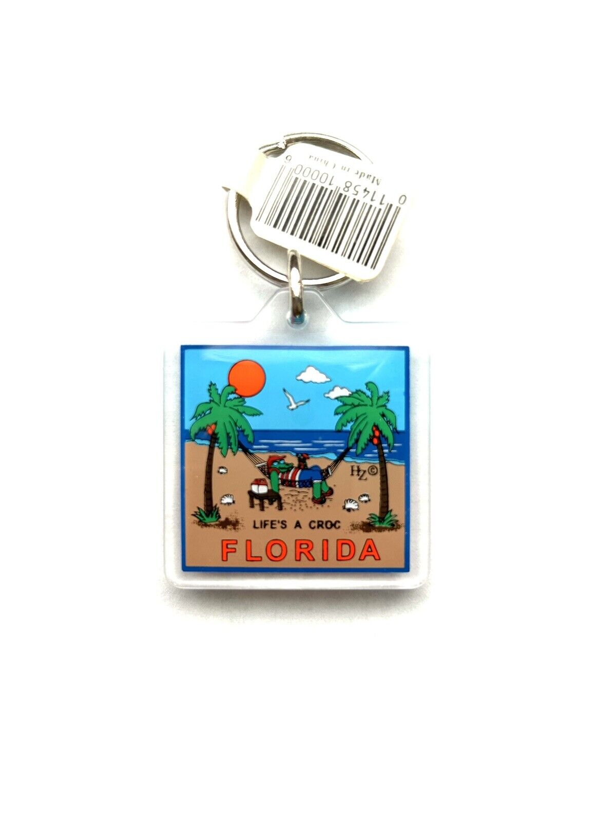 Florida keychain Vintage 1993 Souvenir