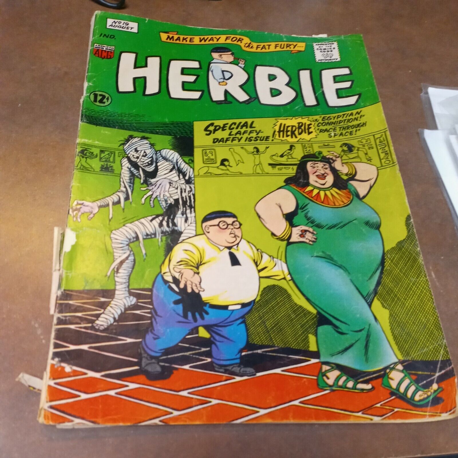 Herbie #19 ACG 1966 Silver Age Comic Book (Herbie goes into Space) scifi humor