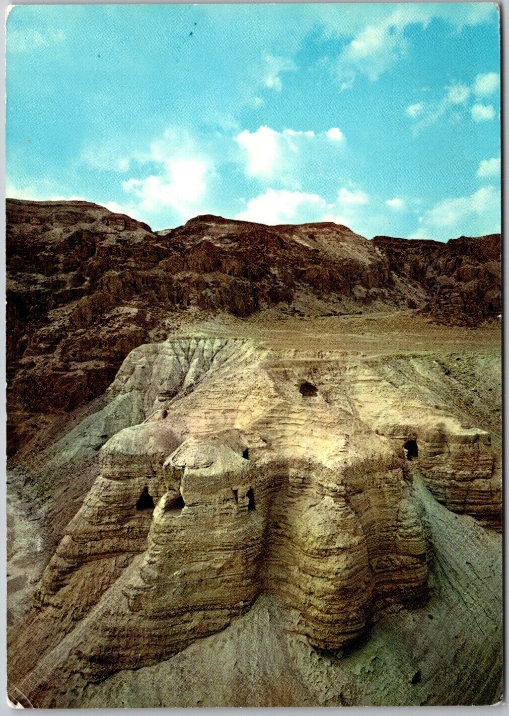 Postcard: Qumran Caves, Jordan - Holy Land's Ancient Treasures A149