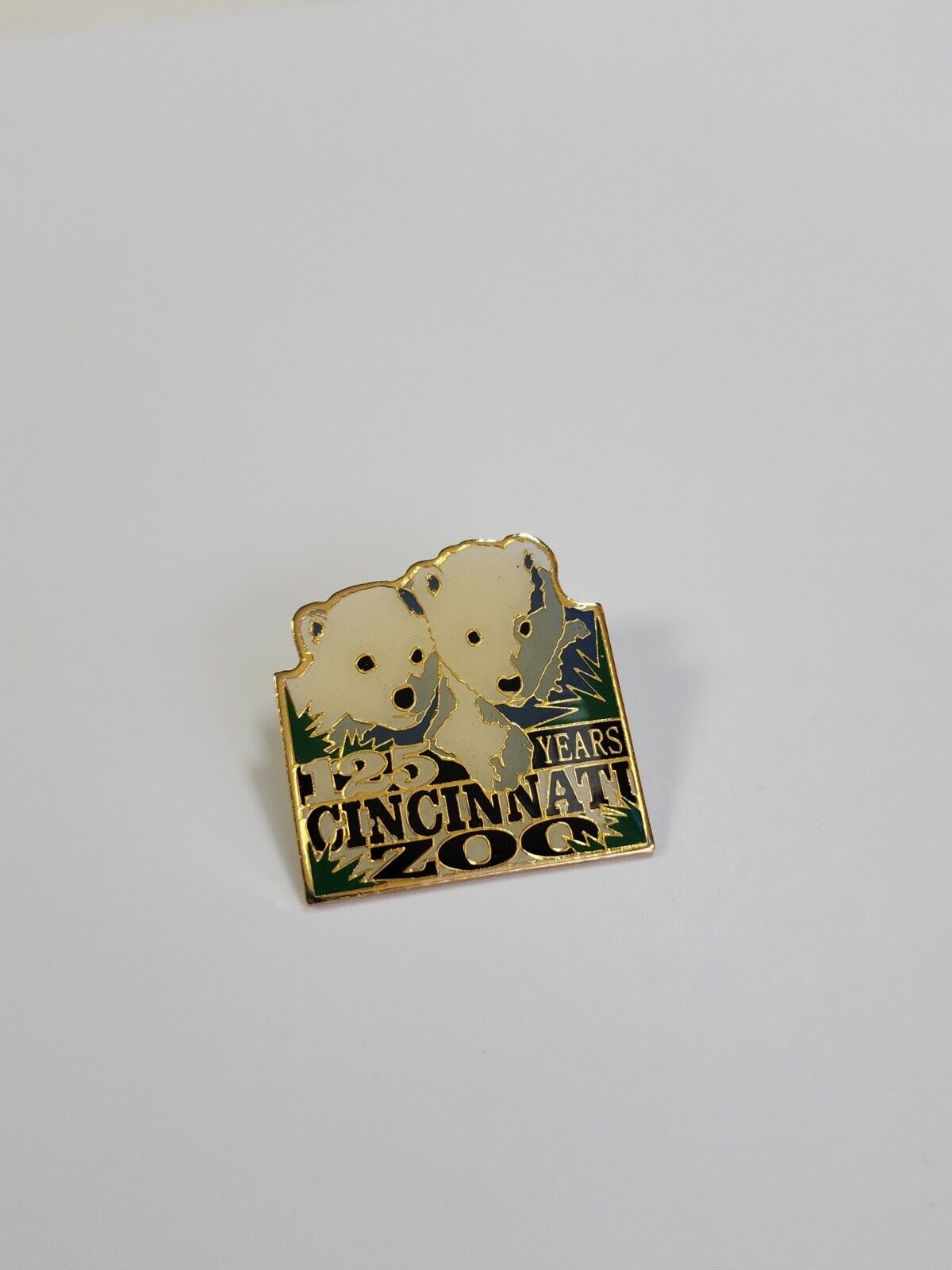 Cincinnati Ohio Zoo 125 Years Anniversary Souvenir Lapel Pin