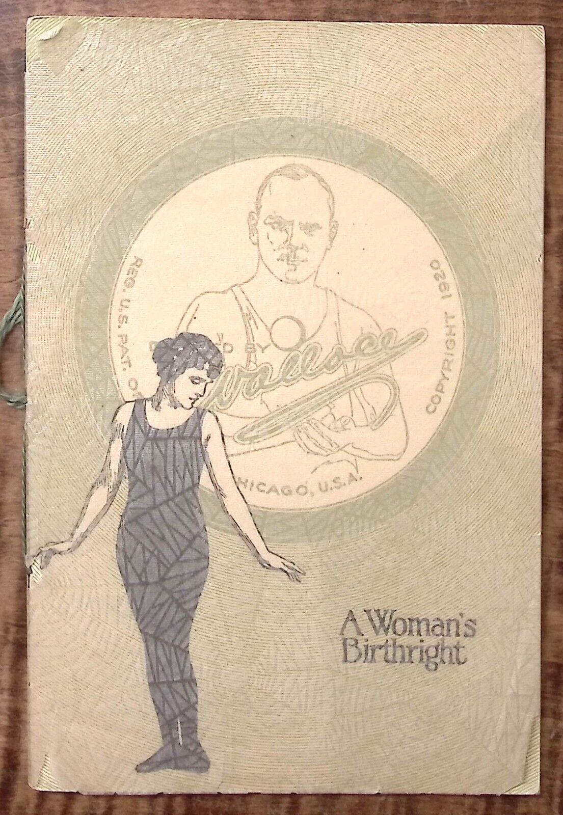 1920 WALLACE INSTITUTE WEIGHT LOSS & CONTROL BOOKLET A WOMAN'S BIRTHRIGHT Z5199