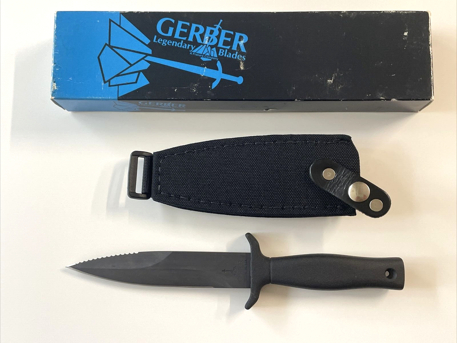 Gerber Command I Boot Knife Black Blade Blade USA 1990