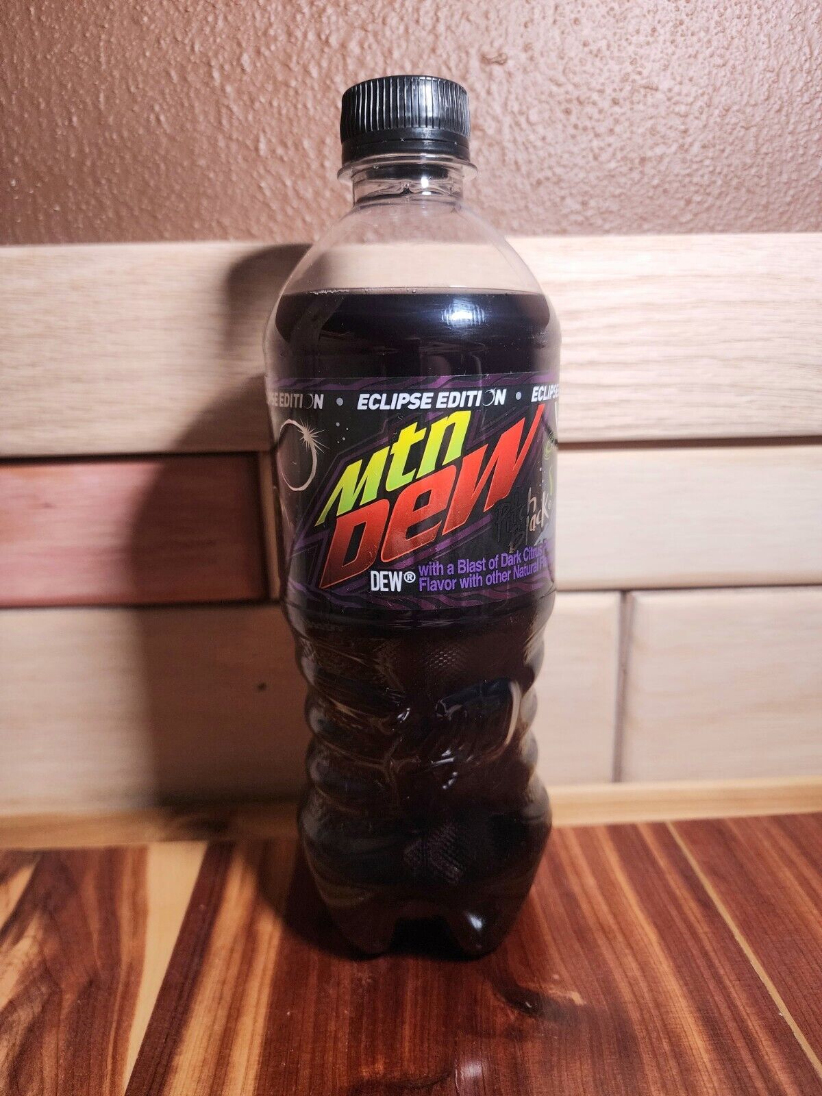 Mountain Dew Pitch Black Solar Eclipse Limited Edition 20 fl oz MTN (1 Bottle)