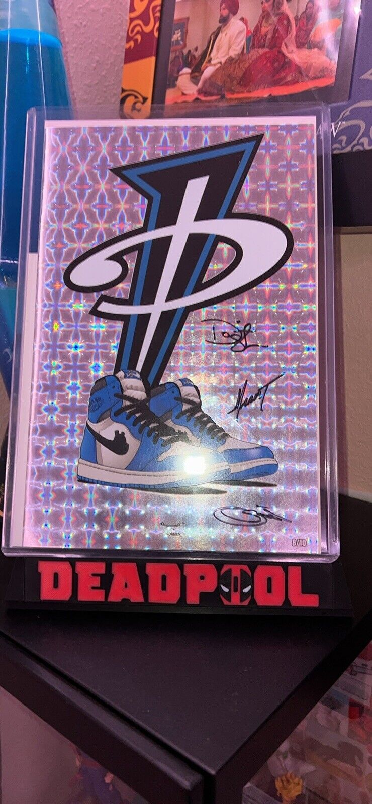 Do You Pooh 3x Signed W/coa Orlando Jordan Sneaker Homage 8/10