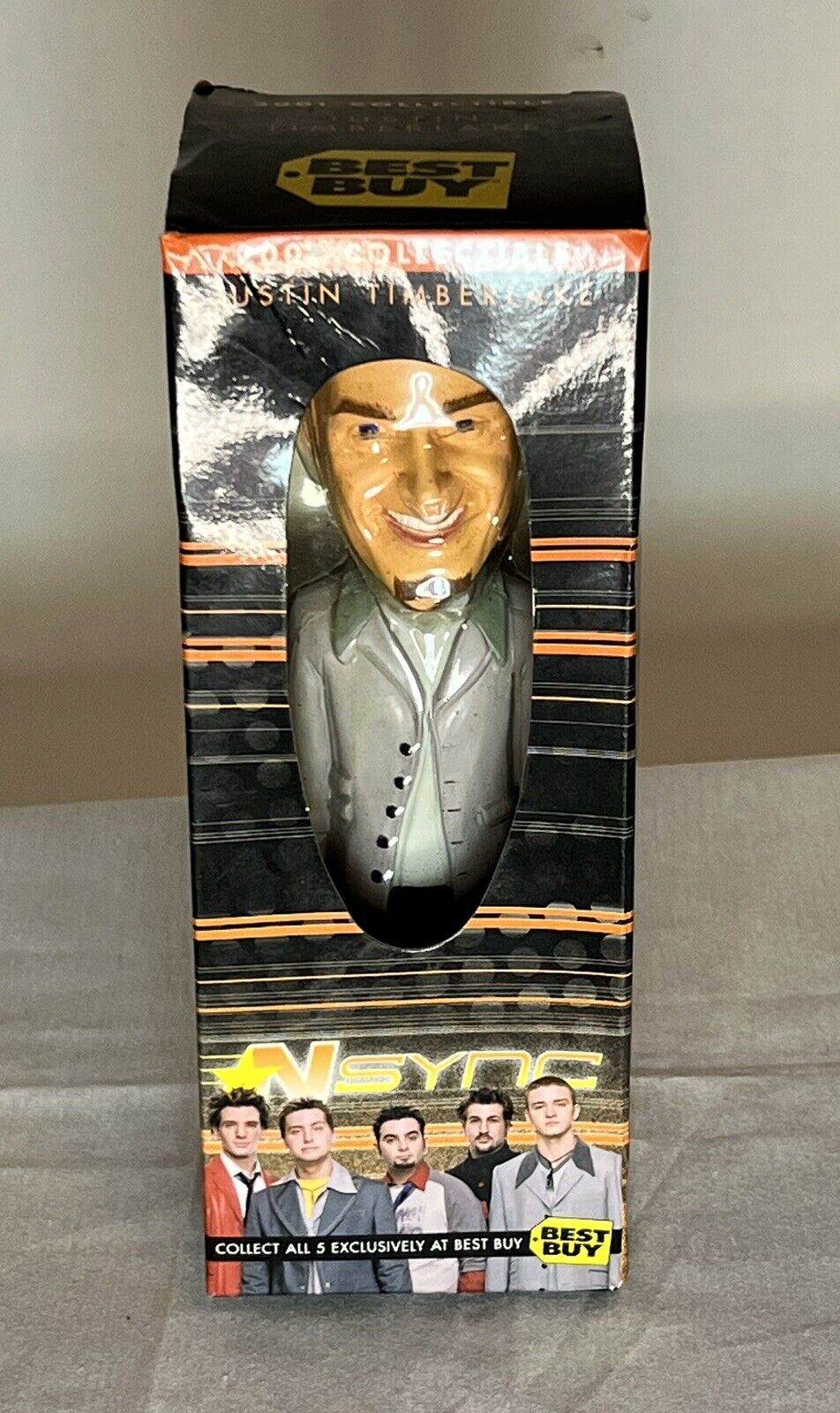 Vintage 2001 Best Buy Justin Timberlake Bobblehead Nsync Collectible Figure