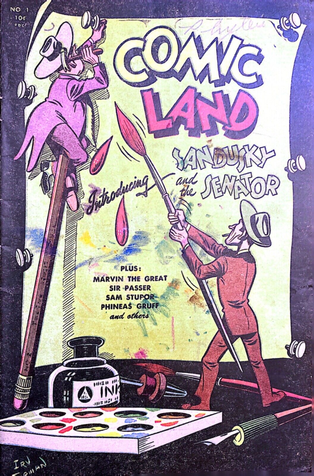 Comic Land #1 by Fact & Fiction Publications (1946) - Very good (4.0)