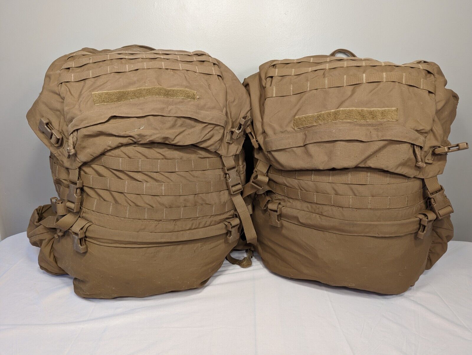 2 USMC FILBE Rucksacks - Coyote - USGI - Bag only
