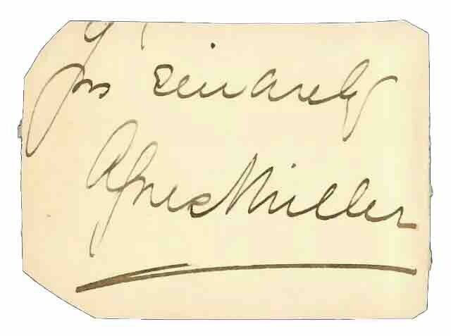 RARE “2nd Dragoon Regimen” Alfred Douglas Miller Clipped Signature