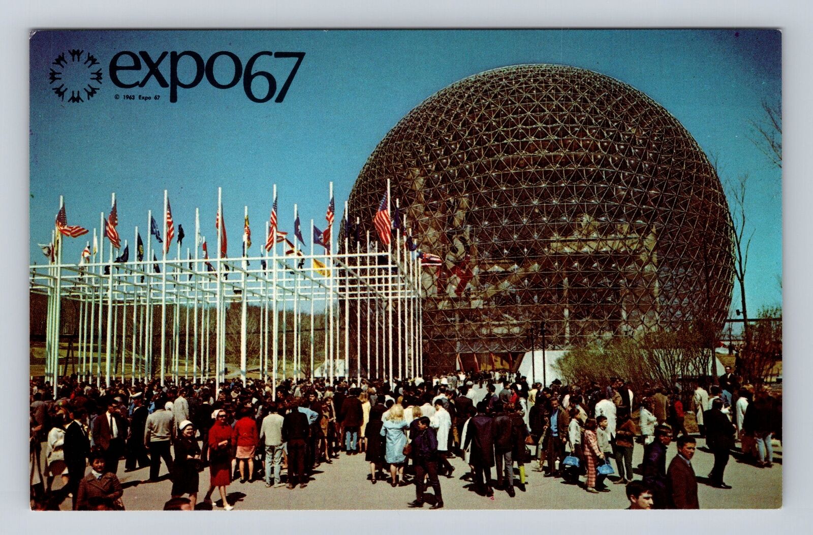 Montreal Quebec-Canada, Expo 67, Skybreak Bubble U.S Pavilion, Vintage Postcard