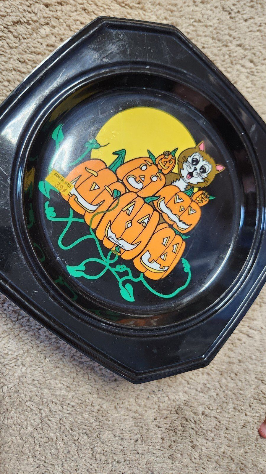 Vintage Artform Halloween plates
