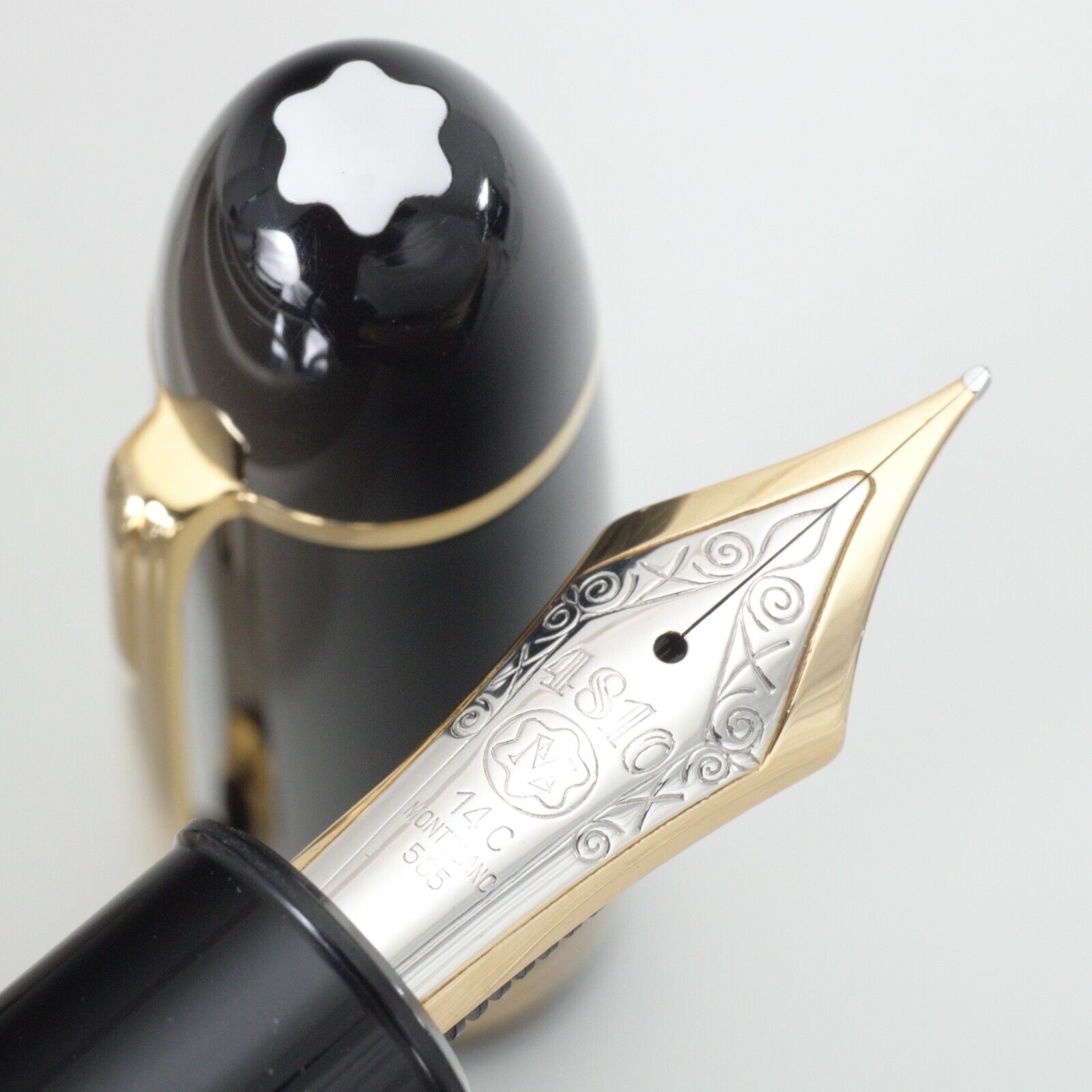 Montblanc No. 149 1980s Vintage 14C 585 F Nib Fountain Pen Used in Japan [024]