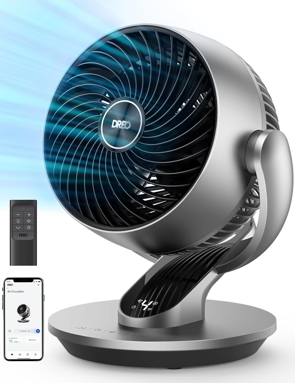 Smart Air Circulator Fan for Bedroom, 13\