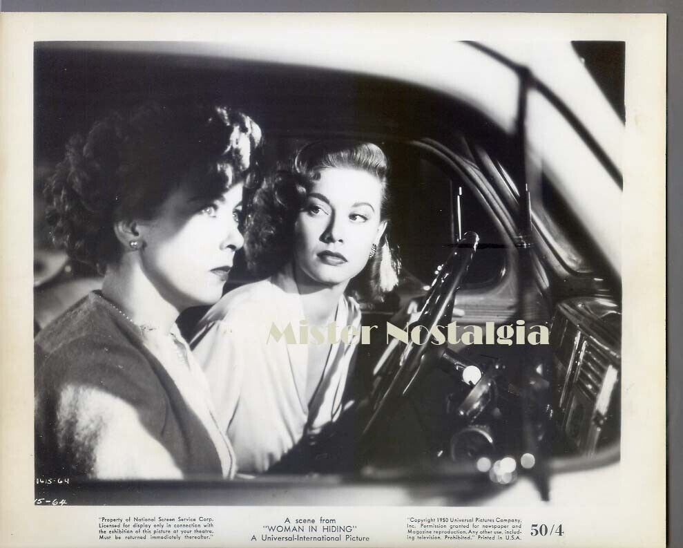 Vintage Photo 1950 Peggy Dow Ida Lupino in Woman In Hiding