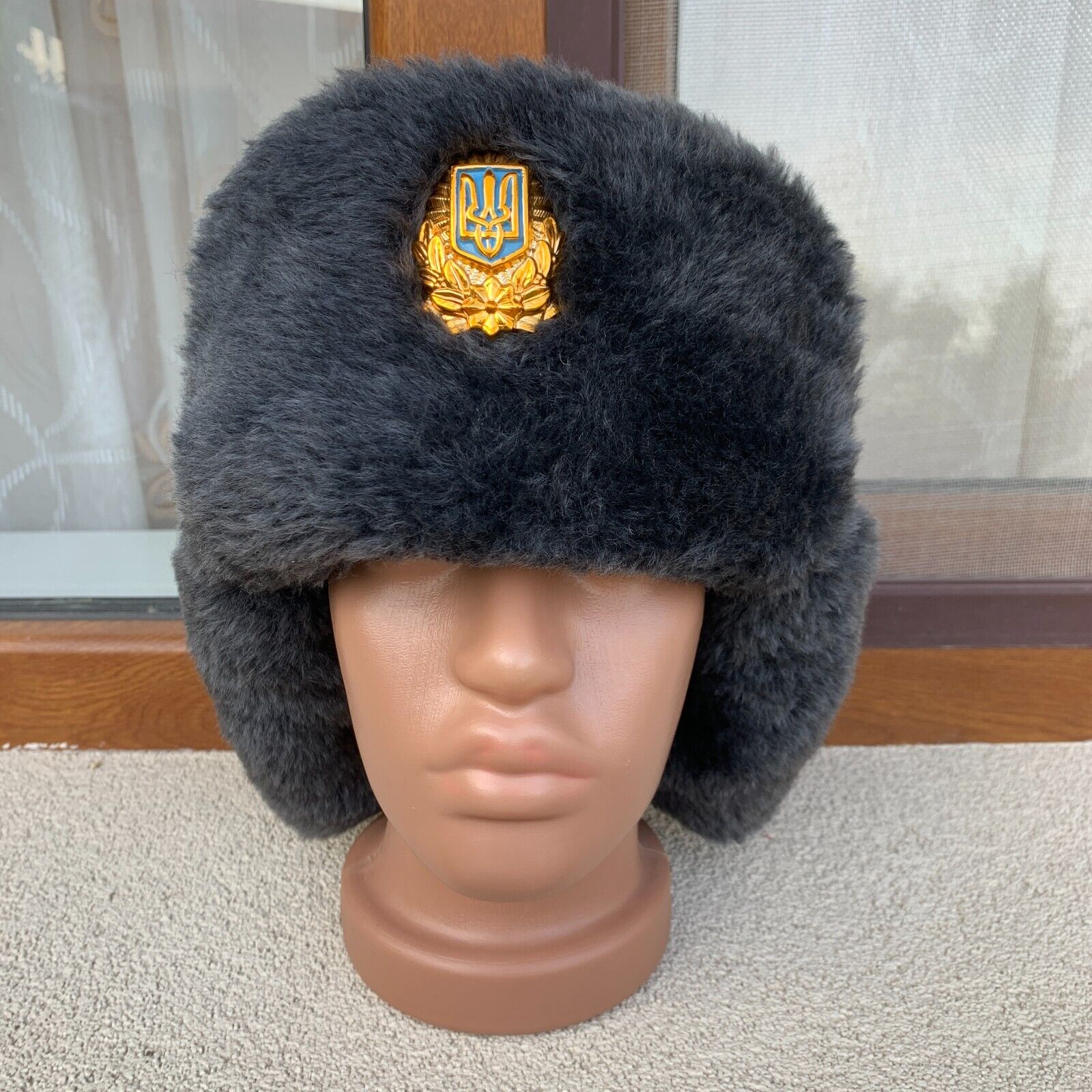 Vintage 2006. Ushanka, Ukrainian Army, Police Military Winter Hat. Original