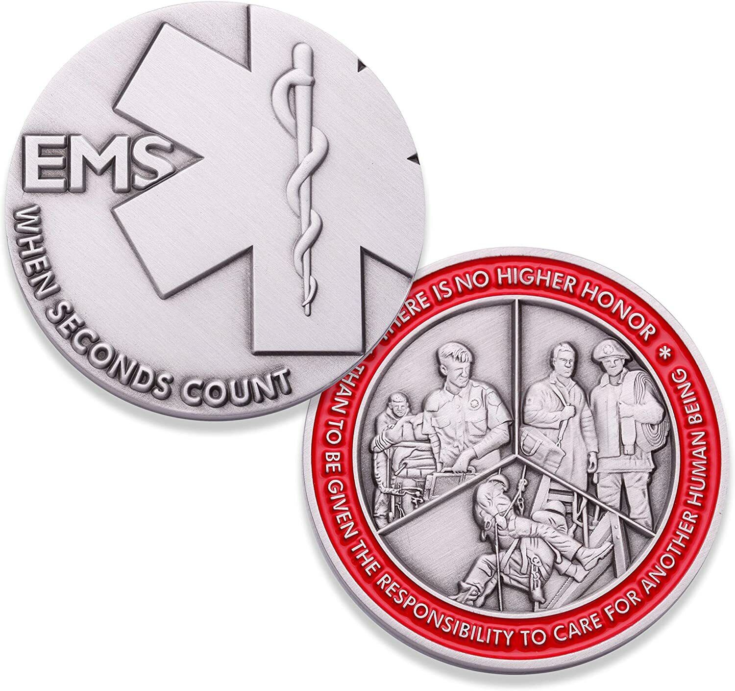 Emergency Medical Services EMS Challenge Coin