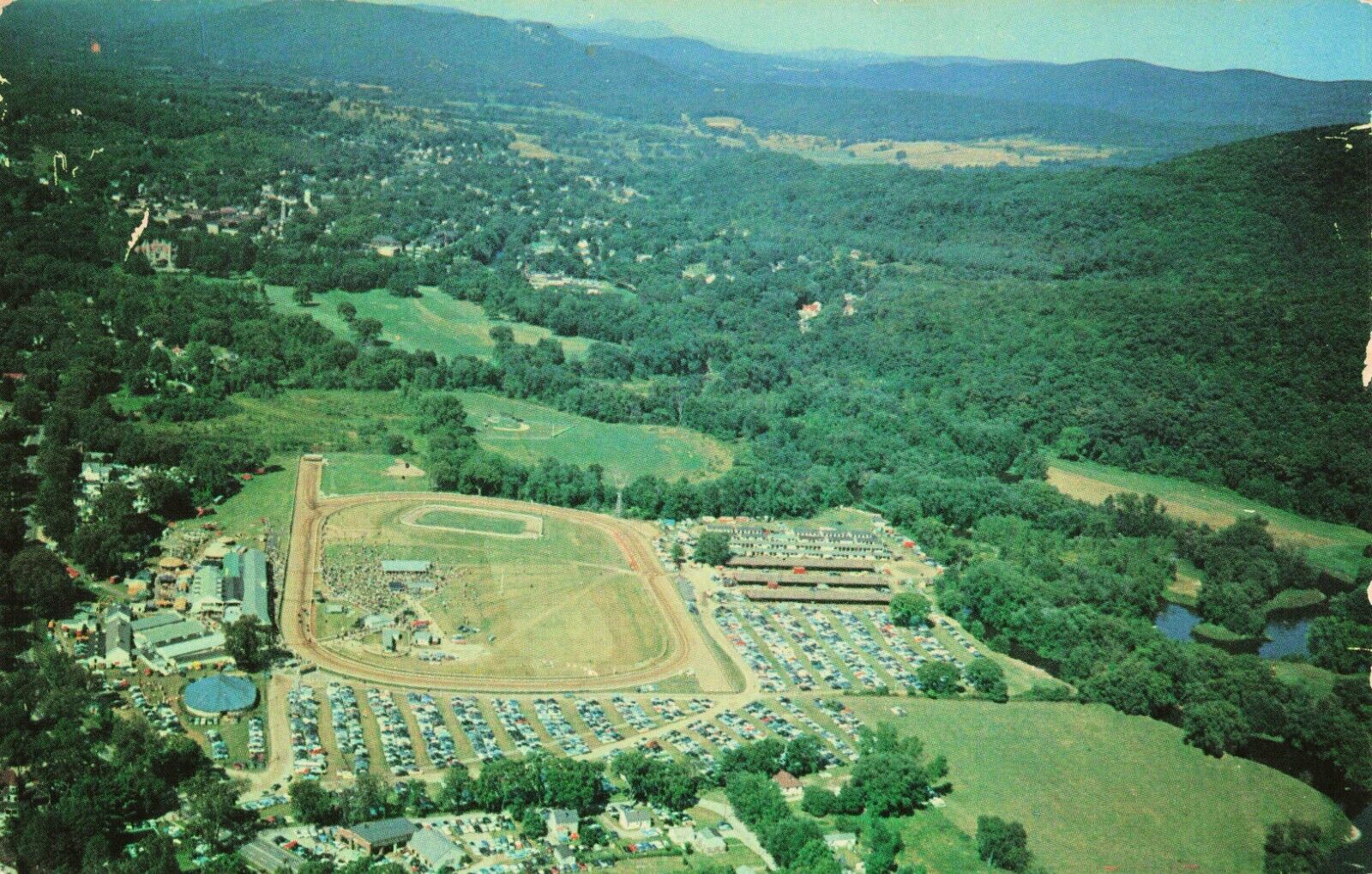 Air View of Fair Grounds, Great Barrington, Mass. Vintage PC