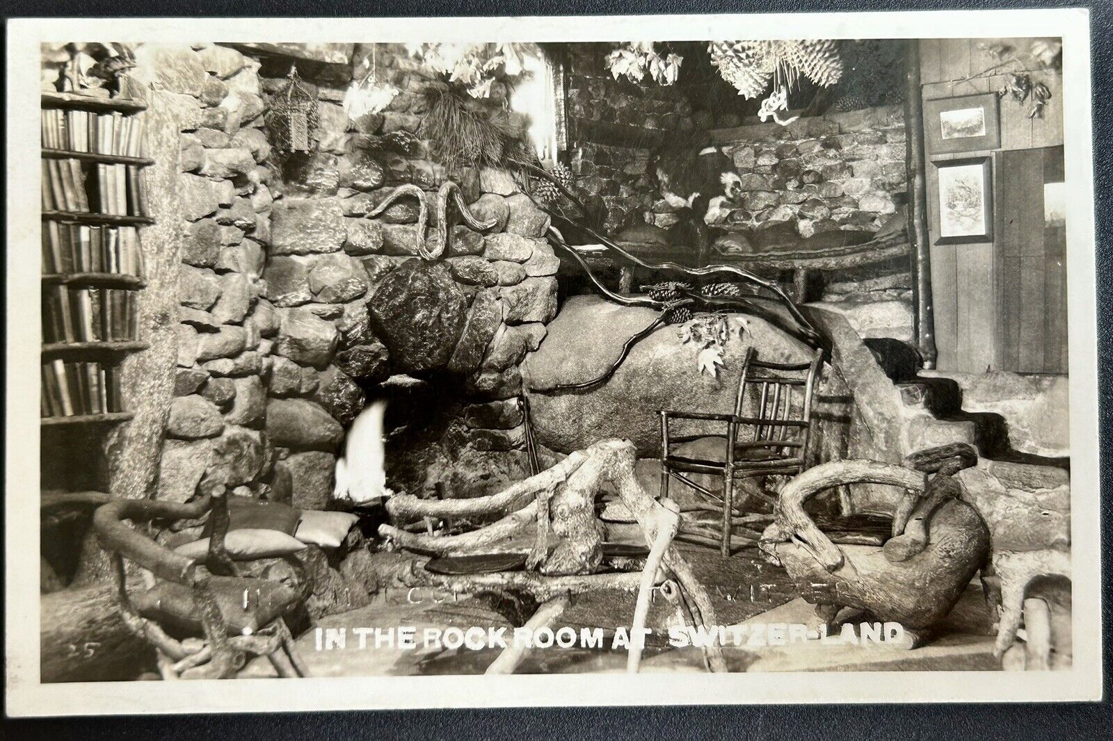 Switzer Falls Hiking. Tujunga California. Real Photo Postcard. RPPC CA