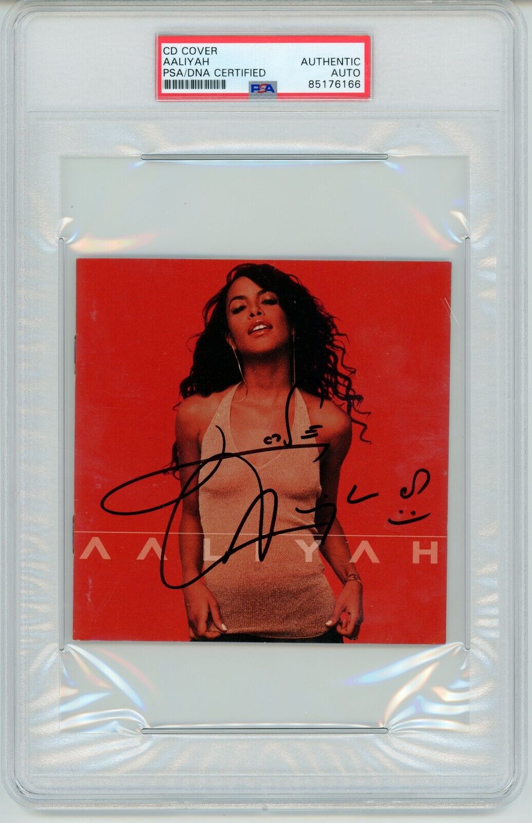 Aaliyah ~ Signed Autographed 2001 Self-Titled Album ~ PSA DNA Encased