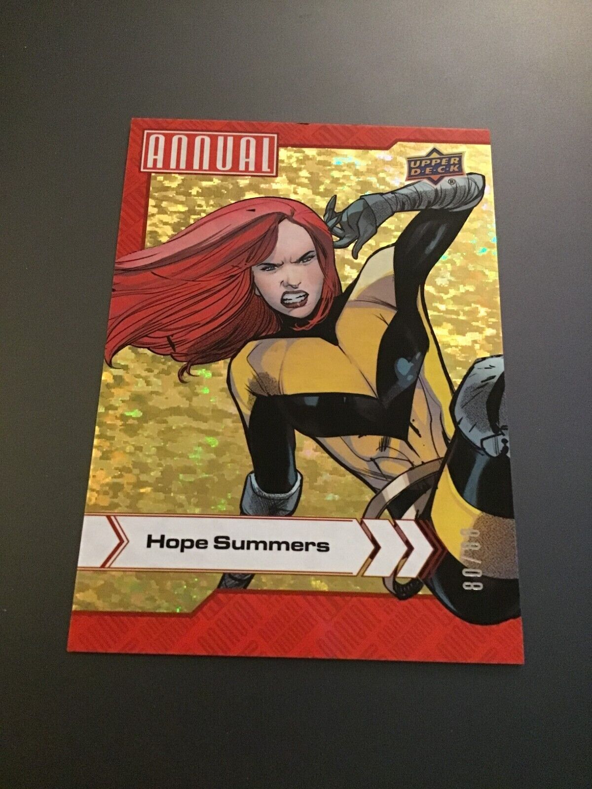 2022-23 UD Marvel Annual #37 Hope Summers Gold Linearity  /88