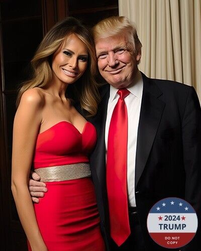 Donald Trump And Melania Photo Picture 8x10 Ultimate MAGA Art Made In USA