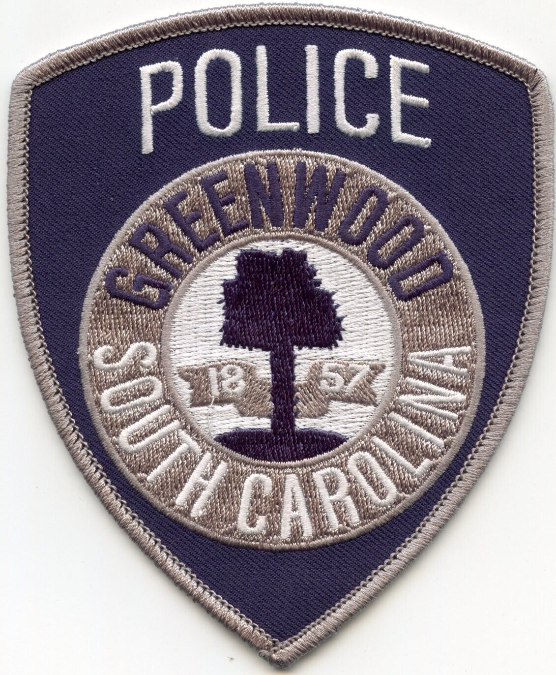 GREENWOOD SOUTH CAROLINA POLICE PATCH