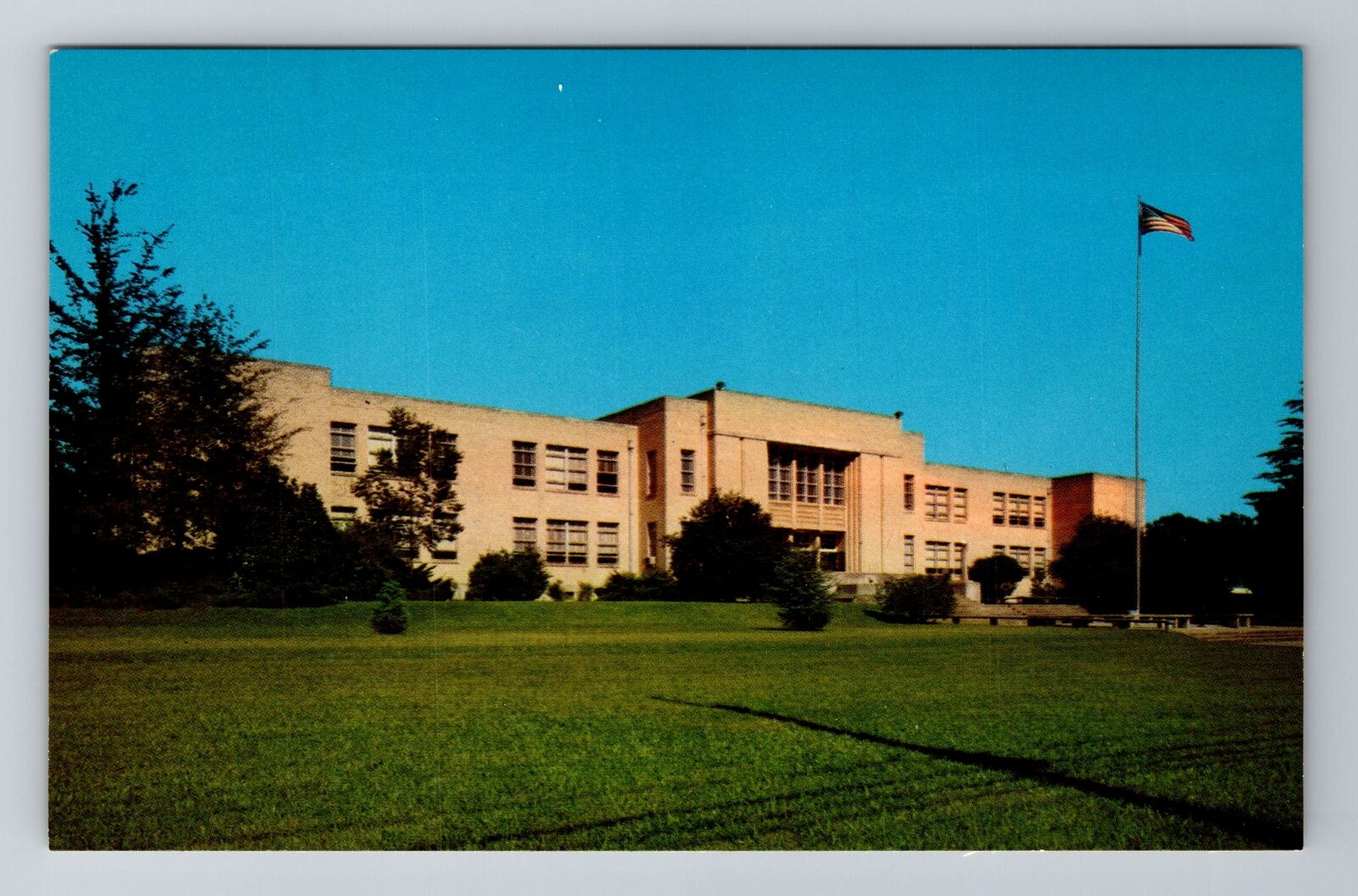 Brookhaven MS-Mississippi, Brookhaven High School, Antique, Vintage Postcard