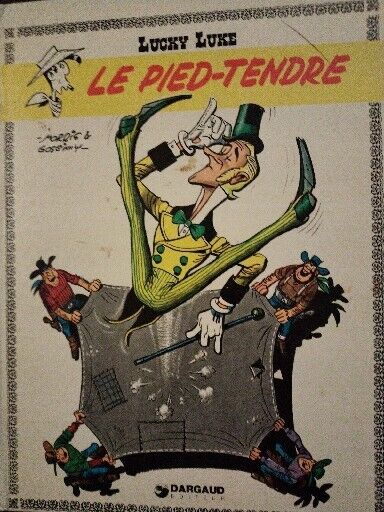 LUCKY LUKE: Le Pied-Tendre - Morris - 1970 Comic Hardcover