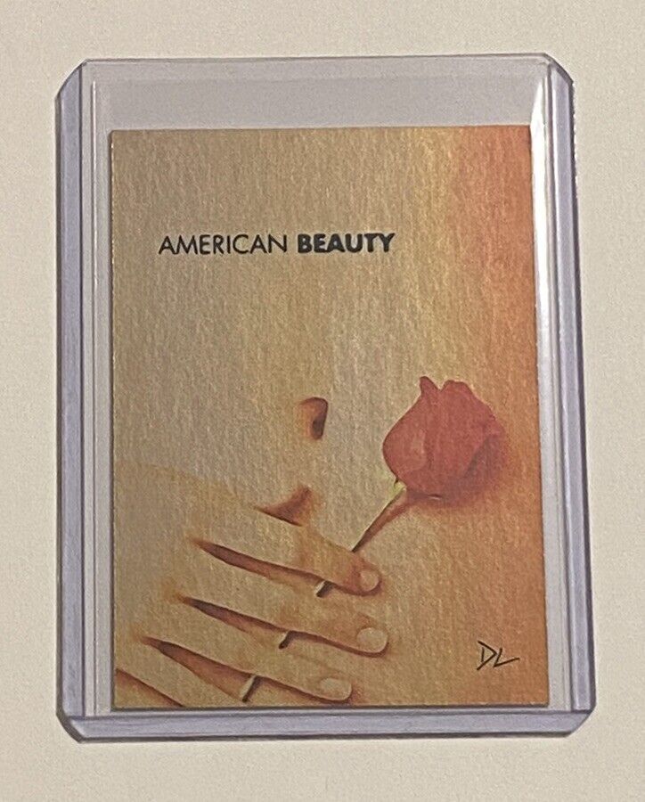 American Beauty Platinum Plated Artist Signed  Movie Poster Trading Card 1/1