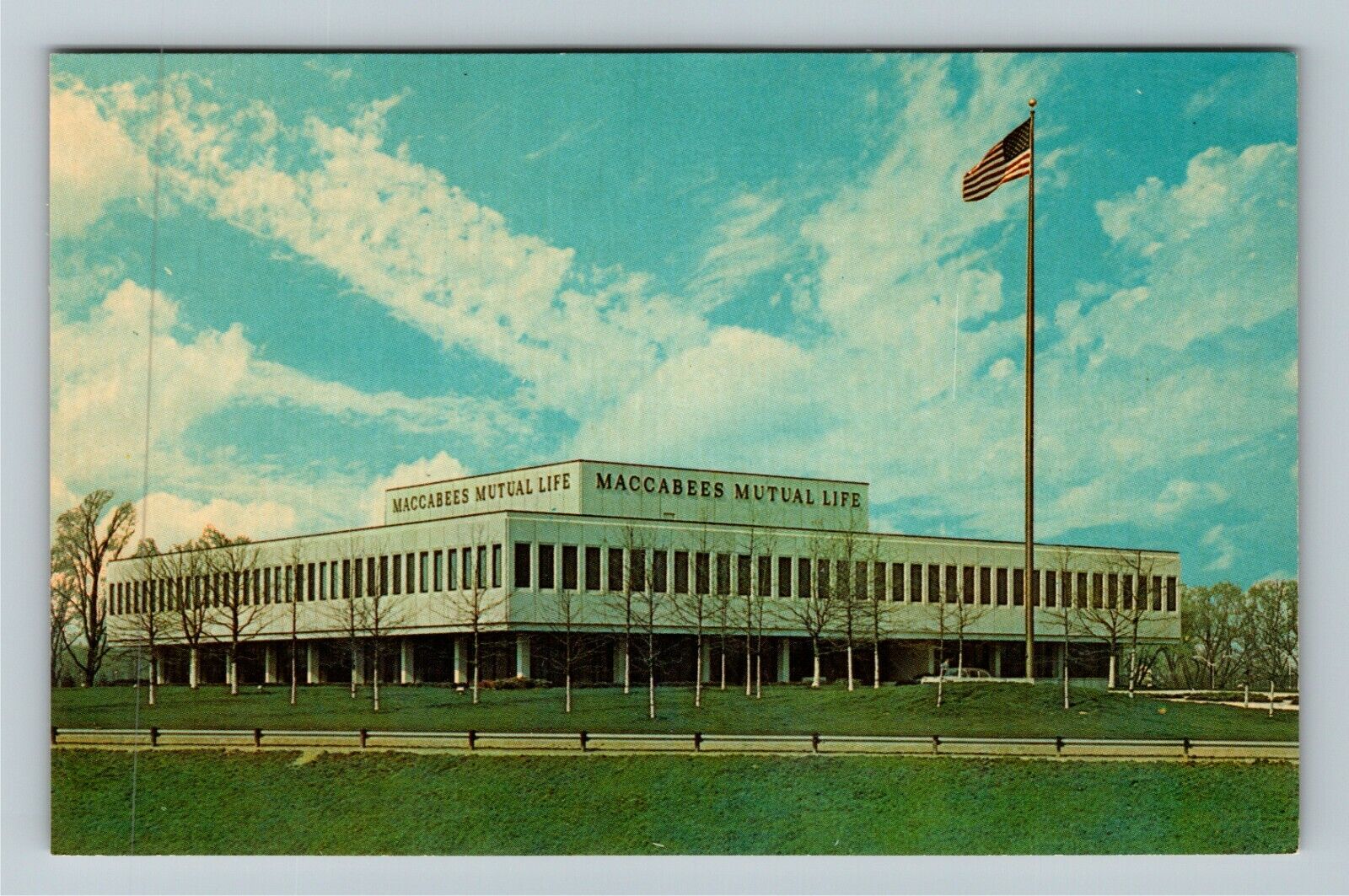 Southfield MI-Michigan, Maccabees Mutual Life Insurance, Vintage Postcard