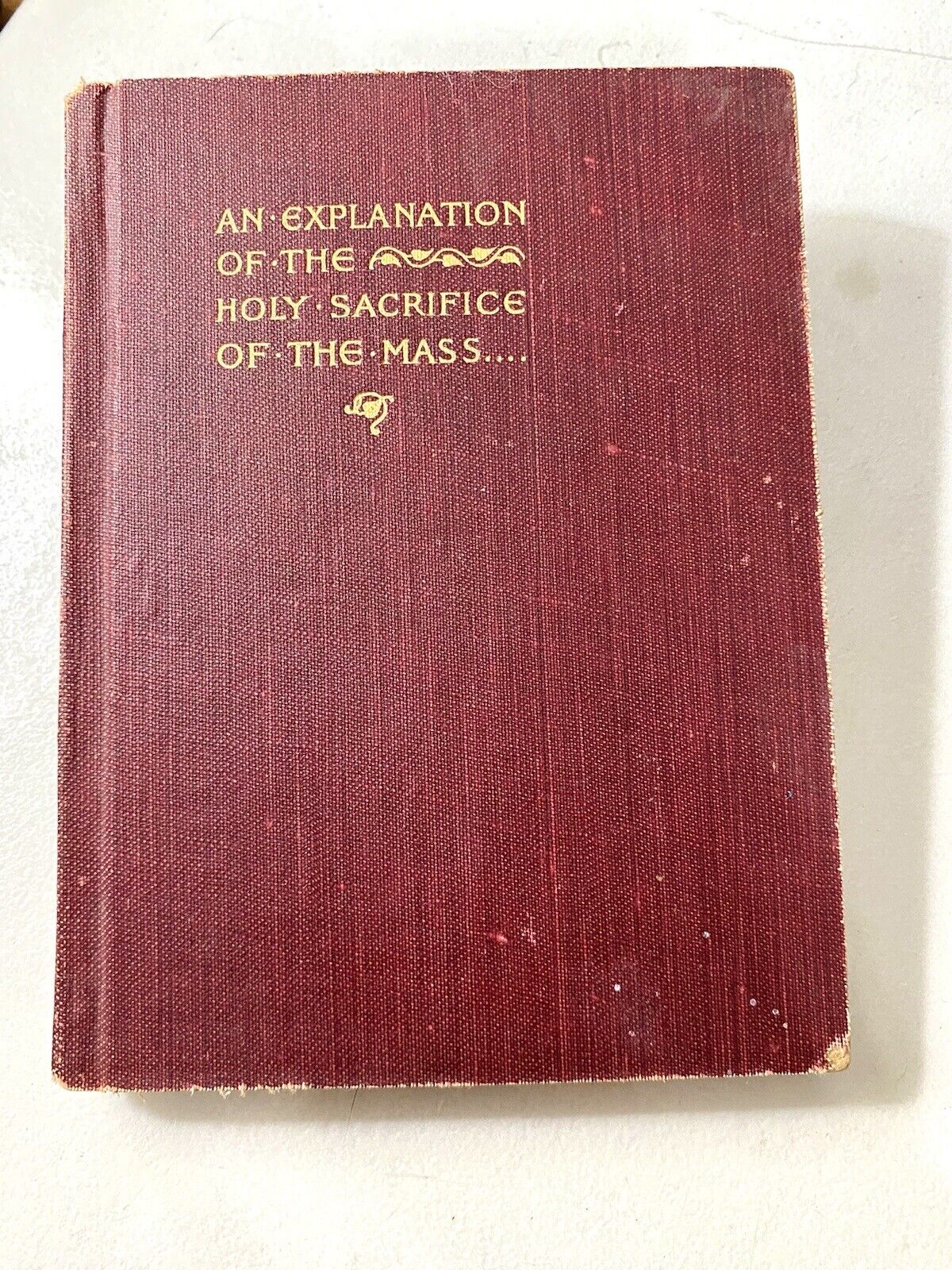 1902 An Explanation of the Holy Sacrifice of the Mass Rev Howley Book Hardcover