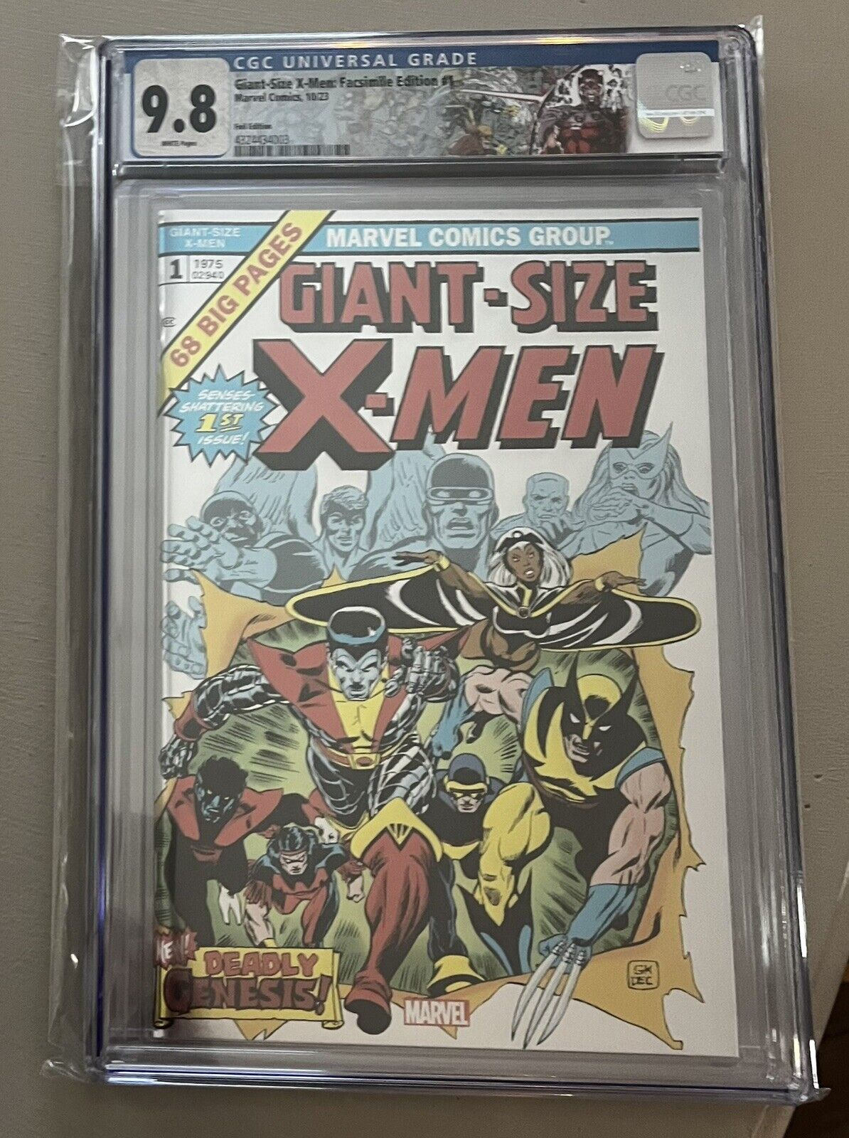 Giant Size X-Men #1 | BTC NYCC 2023 Exclusive FOIL ** CGC 9.8 W Custom Label **