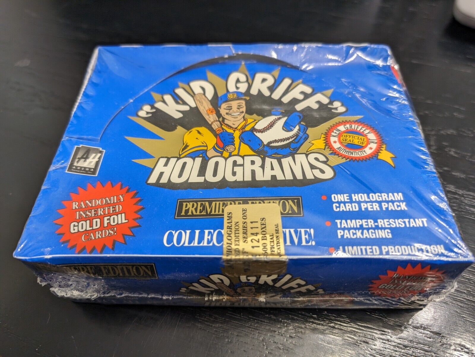 1992 Arena Holograms Kid Griff  Ken Griffey Jr. 36 Packs Plastic Sealed Box NEW