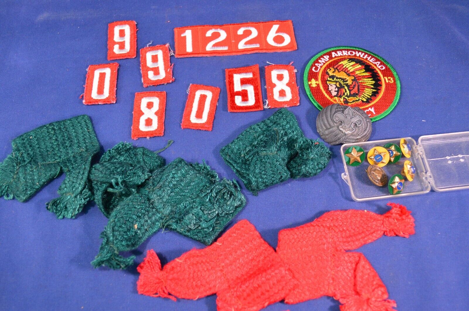 Boy Scout Items,Numbers,Pins,Camp Arrowhead Patch,Other