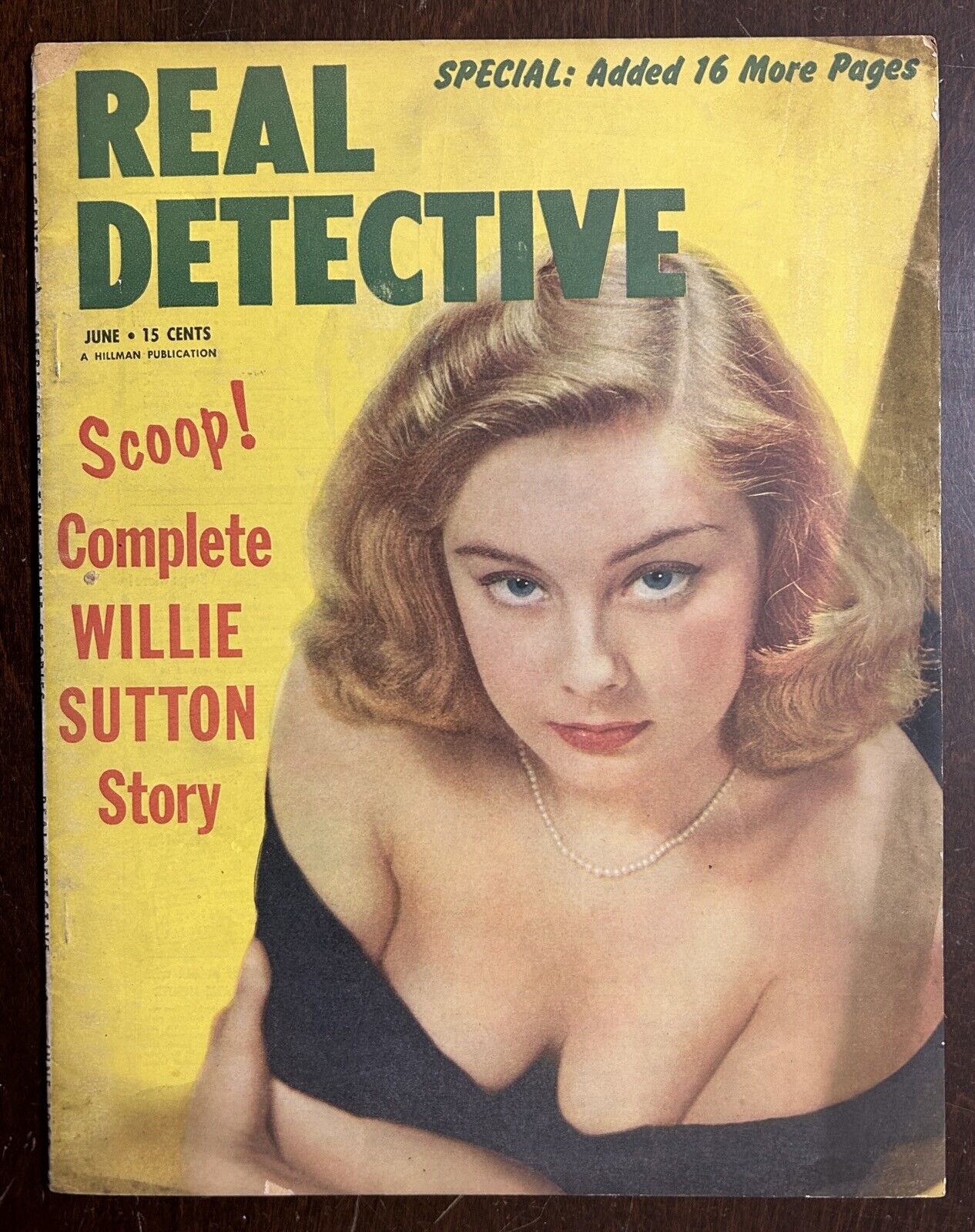 Real Detective Magazine June 1952 G/VG 3.0