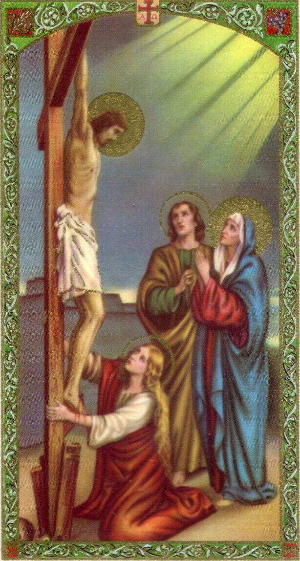 Look at the Crucifix N - Laminated Holy Cards QUANTITY 25 CARDS