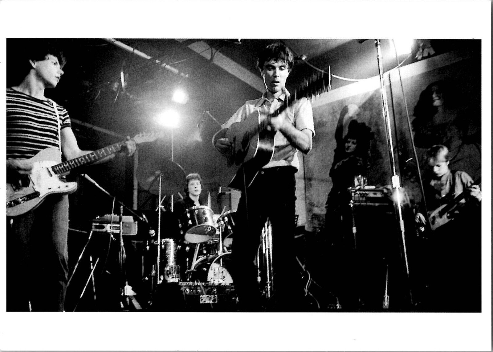 Talking Heads CBGB NYC 1977 David Godlis Photograph on Postcard