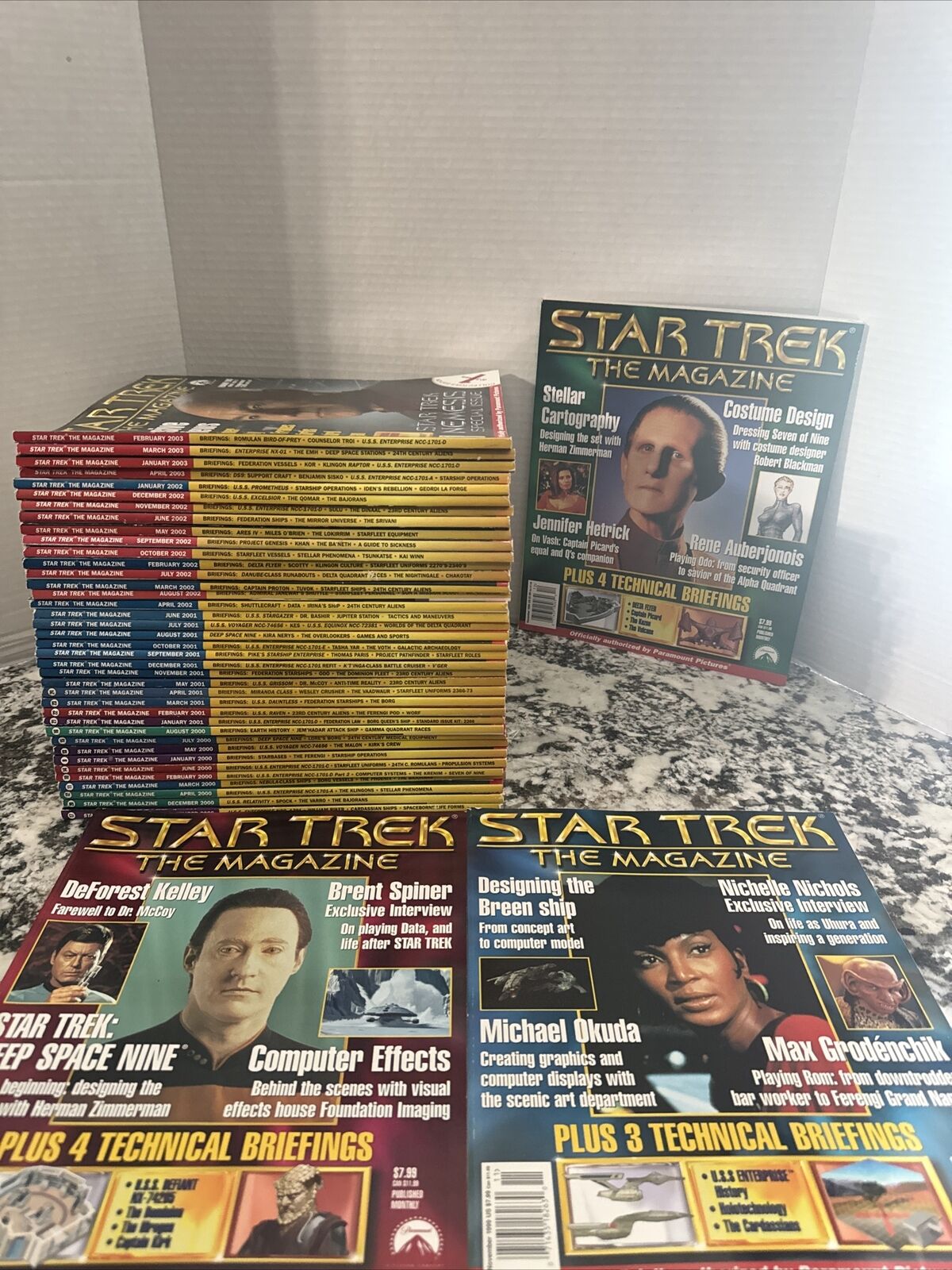 Star Trek The Magazine 41 Different Issues 1999 - 2003 lot OFFICIAL PARAMOUNT💎