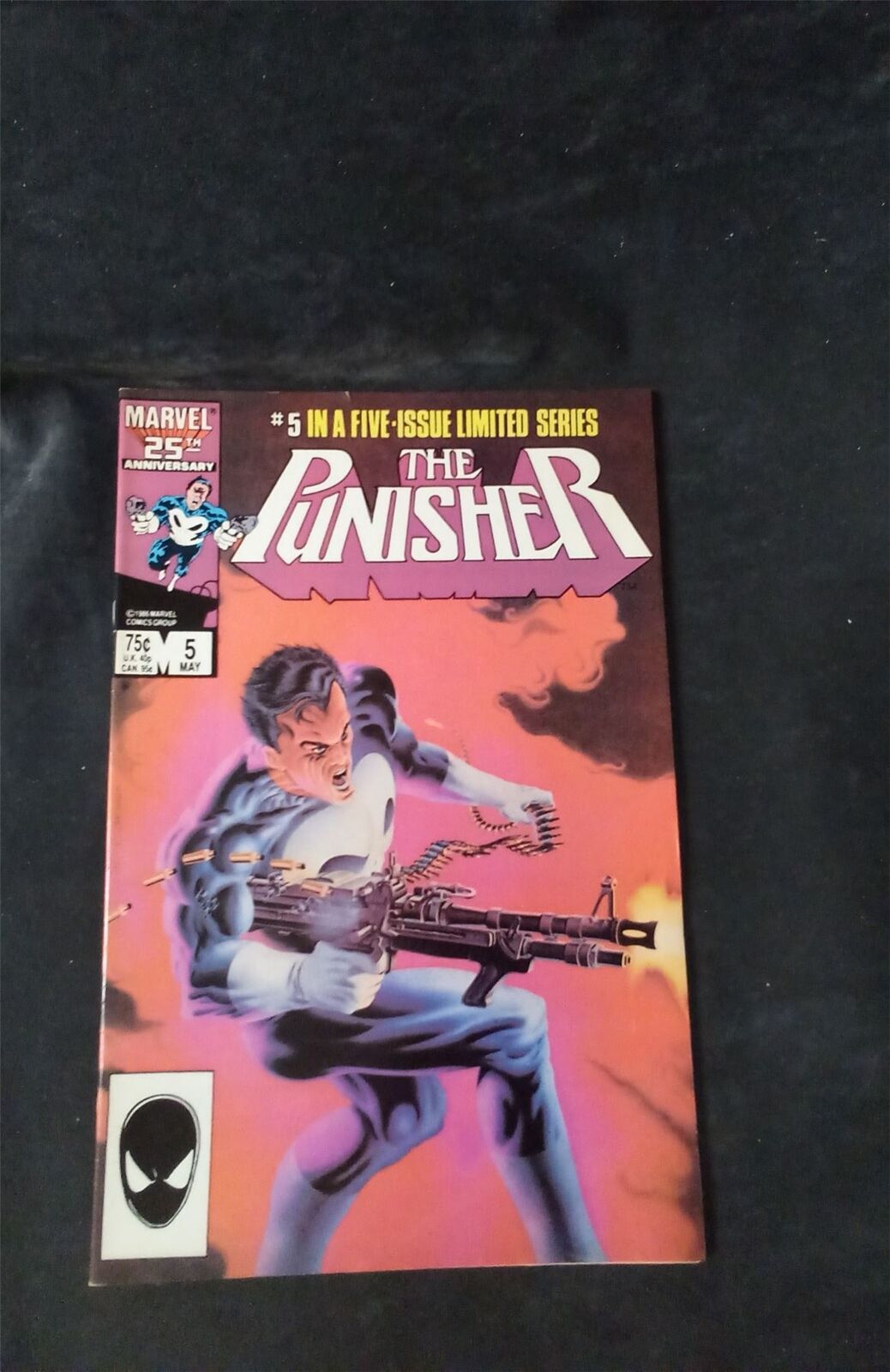 The Punisher #5 95-Cent Cover 1986 marvel Comic Book 