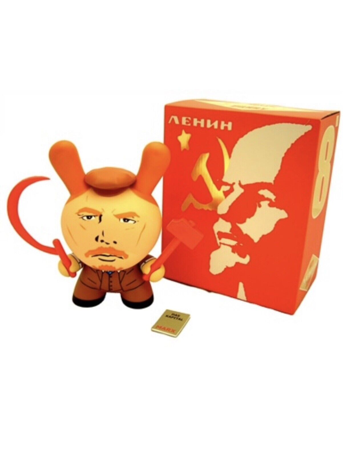 Kidrobot x Frank Kozik Lenin 8” Dunny Vinyl Figure in Box Brand New Sealed