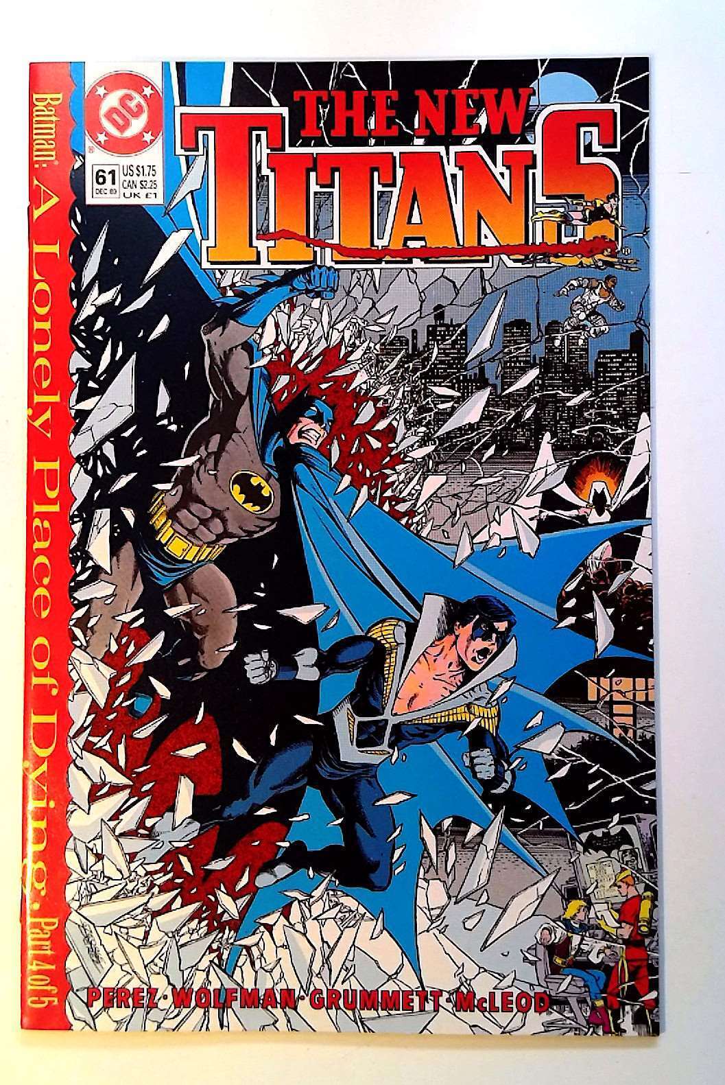 The New Titans #61 DC Comics (1989) 2nd Series Lonely Place of Dying Comic Book