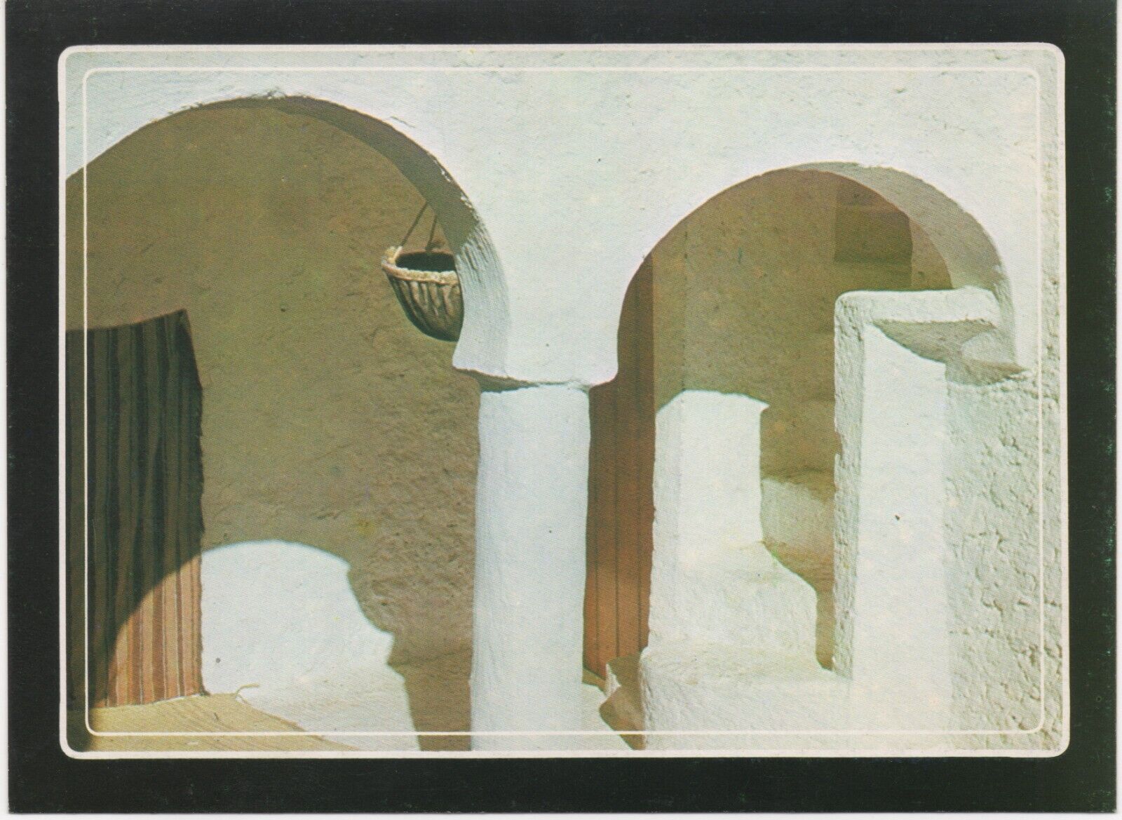 Algeria Postcard, Ghardaïa, traditional house of the M’zab