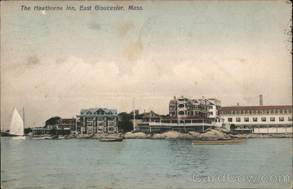 1909 East Gloucester,MA The Hawthorne Inn Essex County Massachusetts Postcard