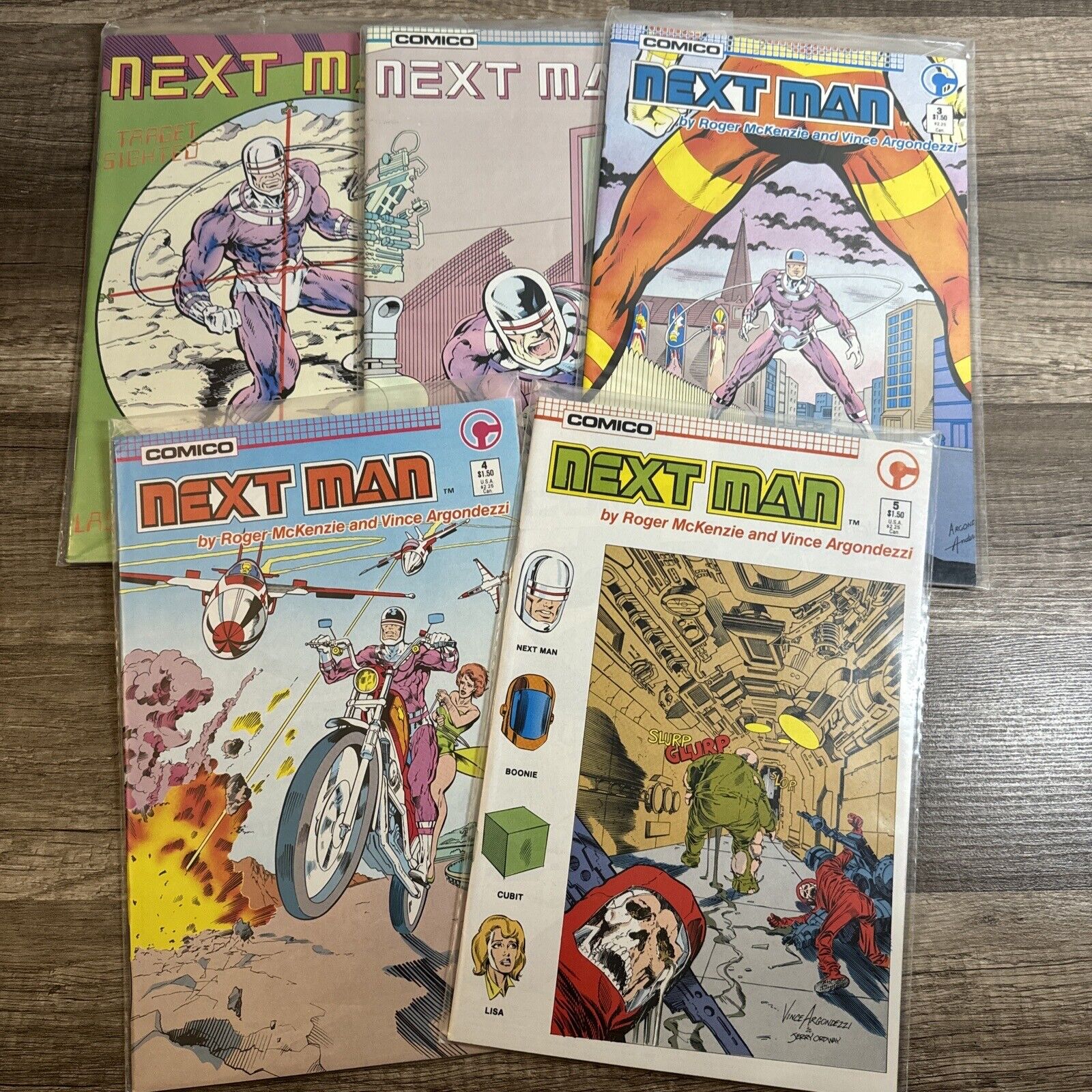 Next Man #1 - #5 1985  Lot of 5  Comico Comics
