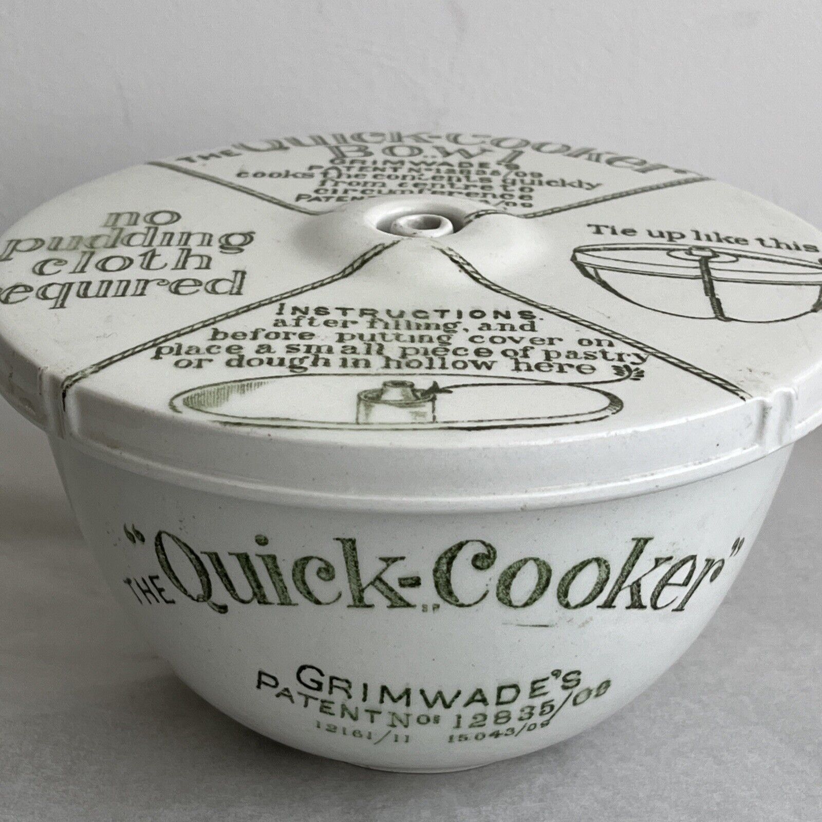 Grimwade ‘The Quick Cooker Bowl’ Pottery Kitchenalia Vintage Kitchen Decorative